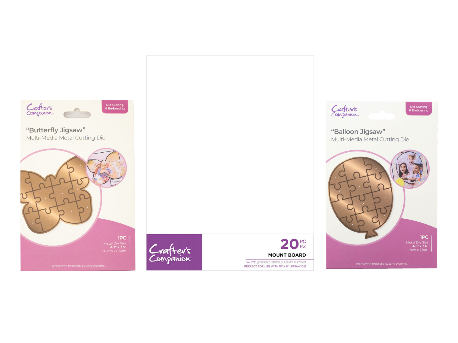 Crafter's Companion Jigsaw Dies with Mountboard Collection
