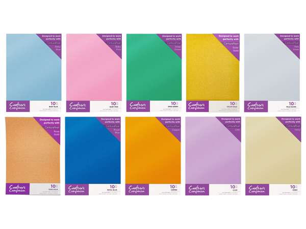 Crafters Companion 100 Sheet Glitter Card Collection