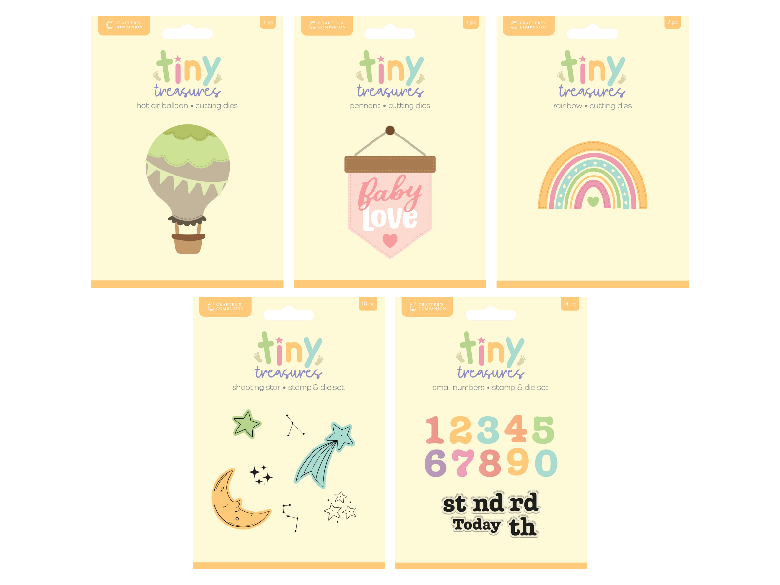 Crafter's Companion Tiny Treasures 5pc Selection