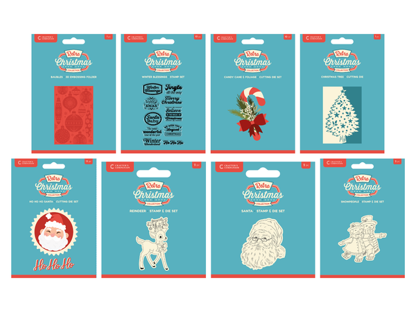 Retro Christmas 8pc US Collection