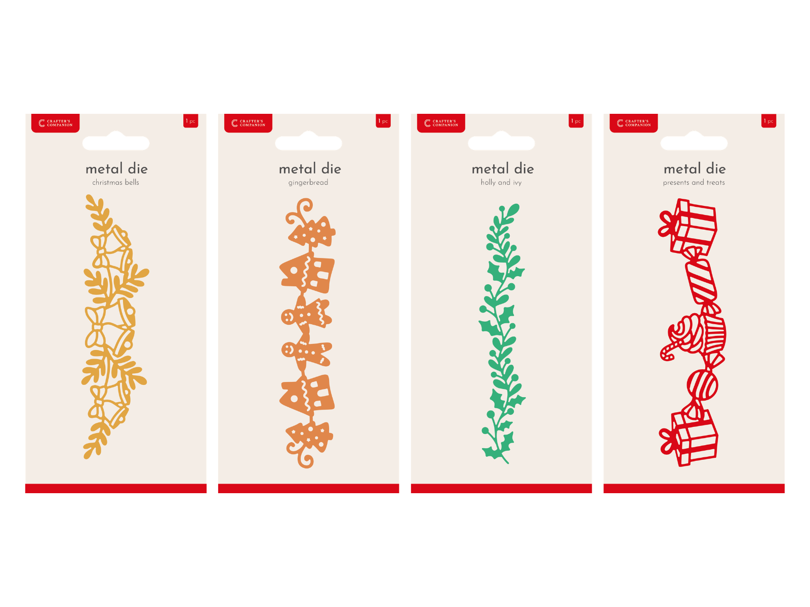 Christmas Border Dies 4pc Collection