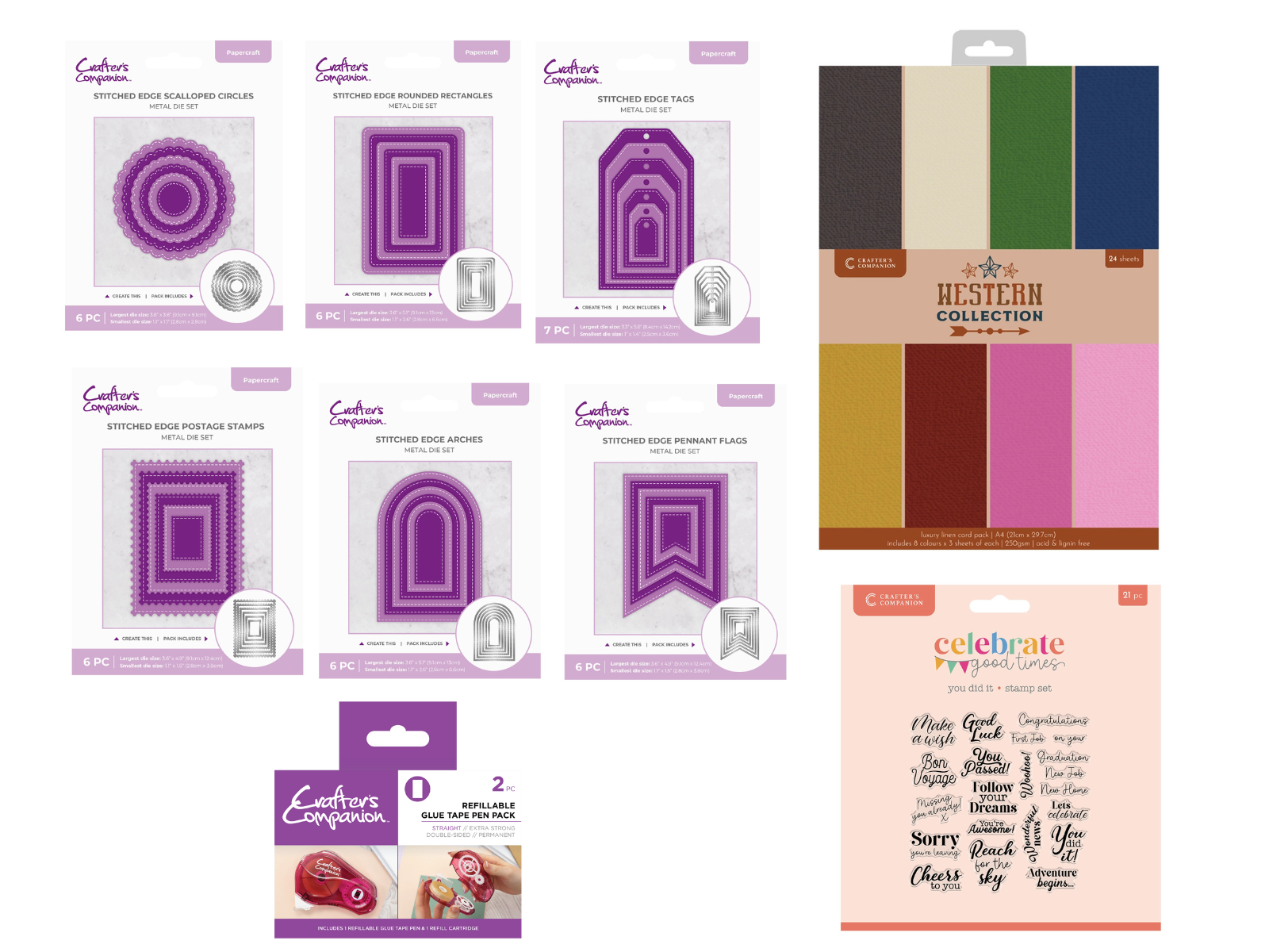 Crafter's Companion Stitched Edge Dies SHOWSTOPPER