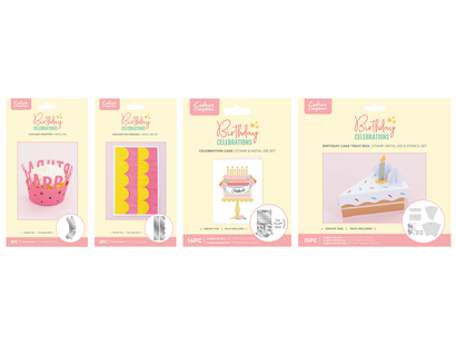 Crafter's Companion Birthday Celebrations 4pc Collection