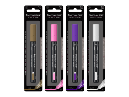 Spectrum Noir Acrylic Paint Marker 4pc Selection