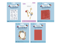 Tales of Wonderland 5pc Stamp, Die & Embossing Folder Selection
