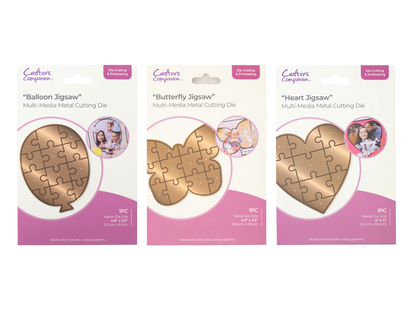Crafter's Companion Jigsaw Dies 3pk Collection