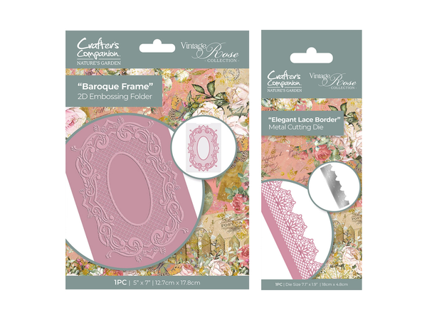 Nature's Garden Vintage Rose Duo