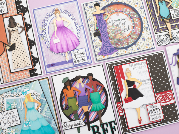 Ladies Through The Ages Stamps, Dies & 6
