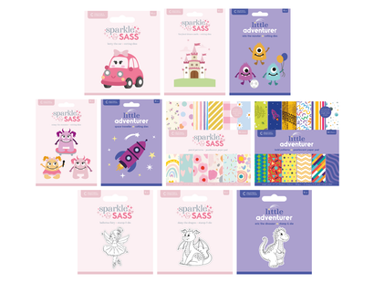 Crafter's Companion Sass & Sparkle & Little Adventurer 10pc Selection