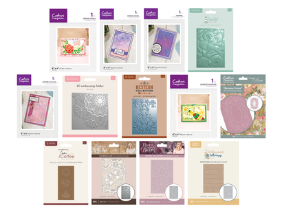 Crafters Companion Embossing Folder 13pc Star Buy