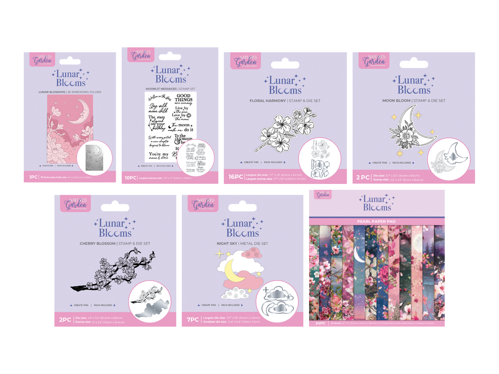 Nature's Garden Lunar Blooms 7pc Selection