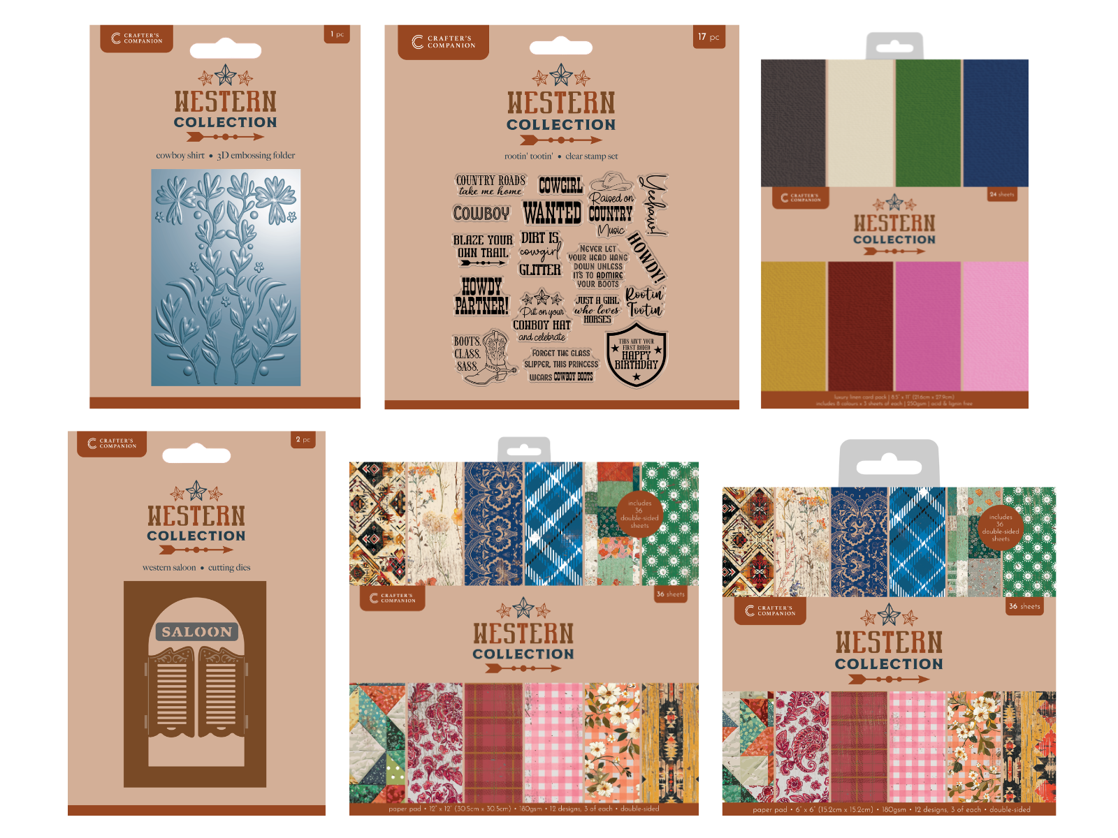 Western Collection 6pc US Selection