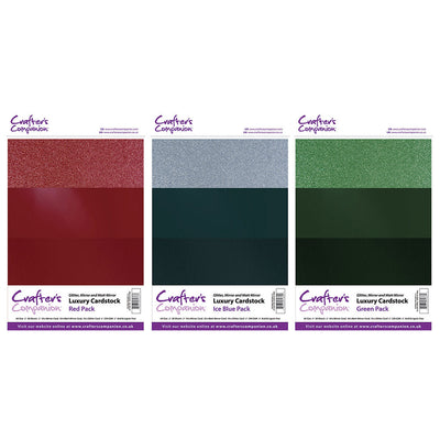 Centura Pearl Luxury Card Collection - Green, Ice Blue and Red