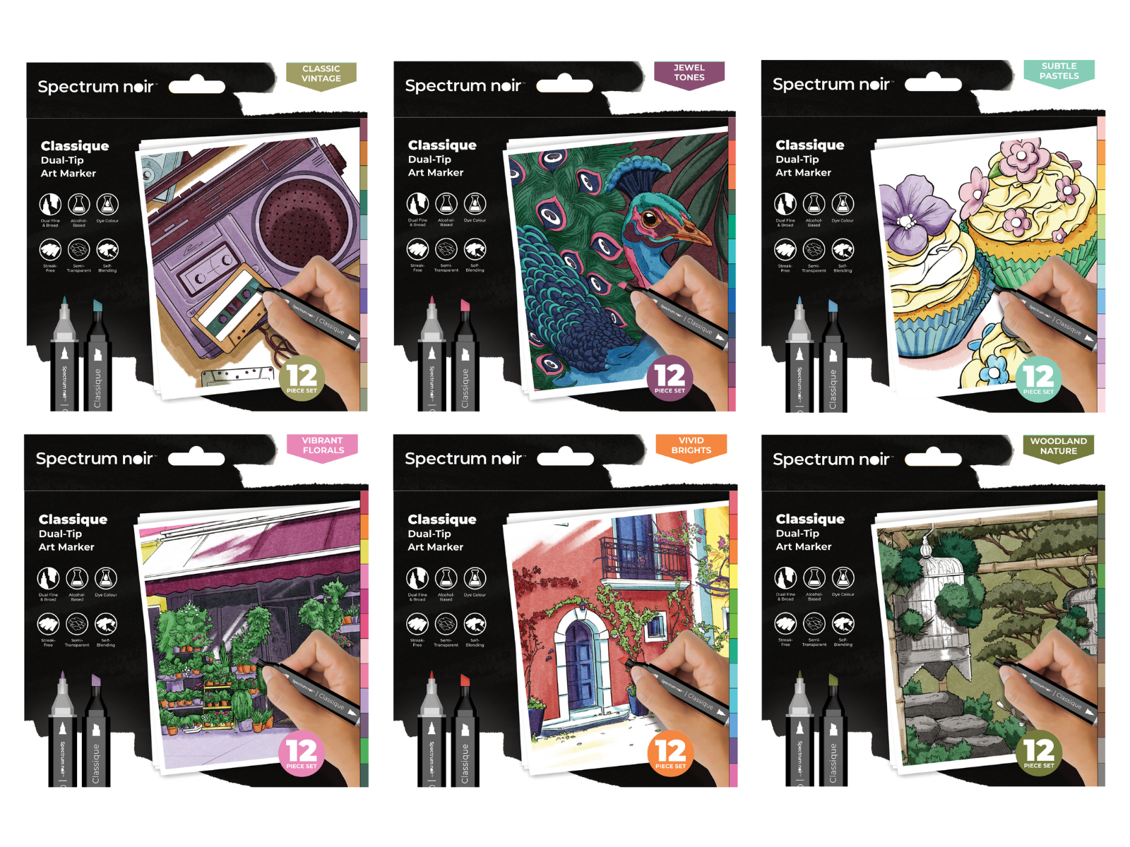 Spectrum Noir Classique 72 Pen Collection