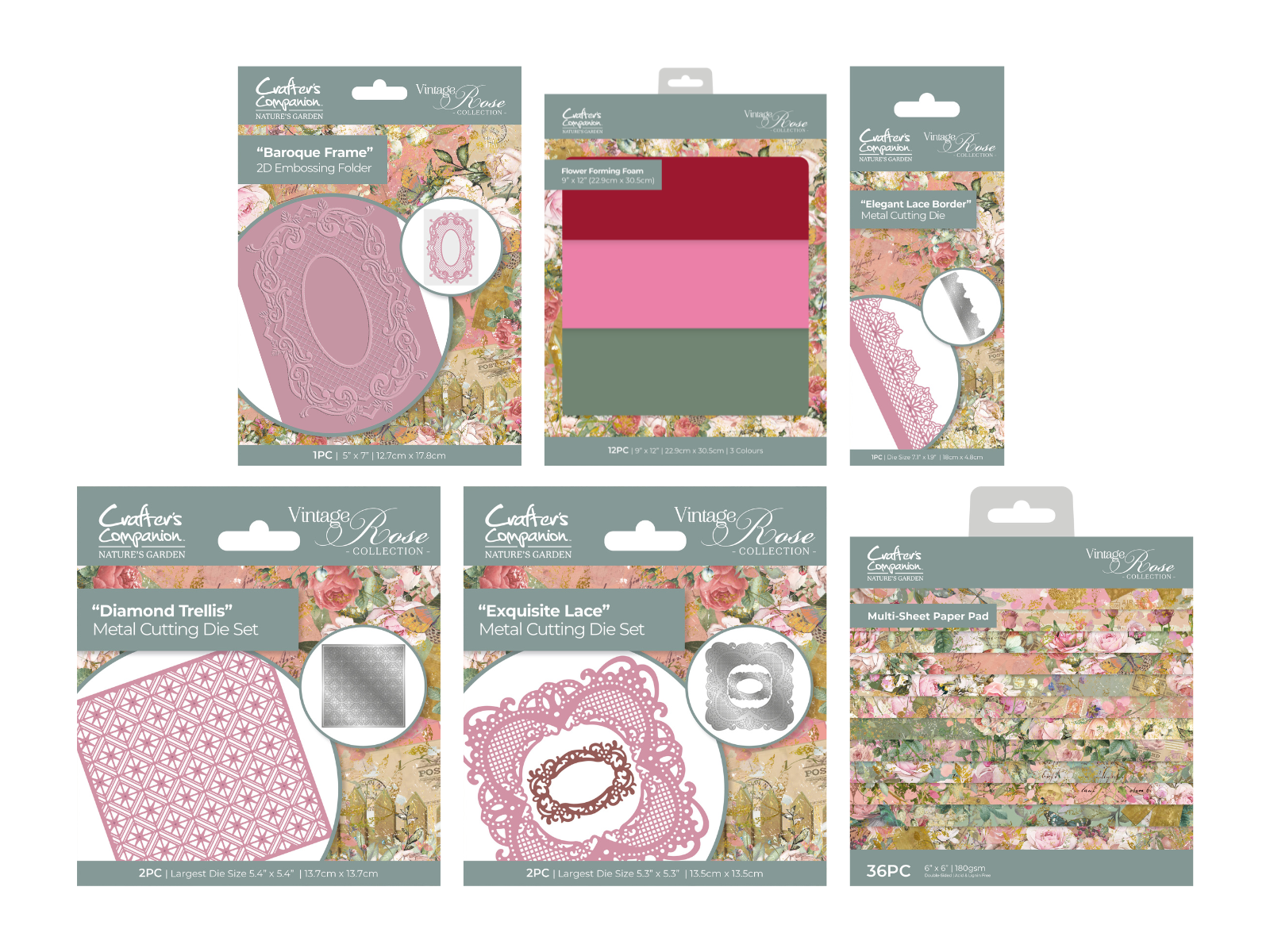 Nature's Garden Vintage Rose 6pk Selection