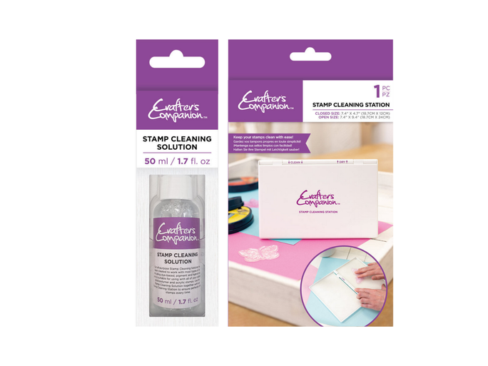 Crafter's Companion Stamping Cleaning Solution & Station Collection