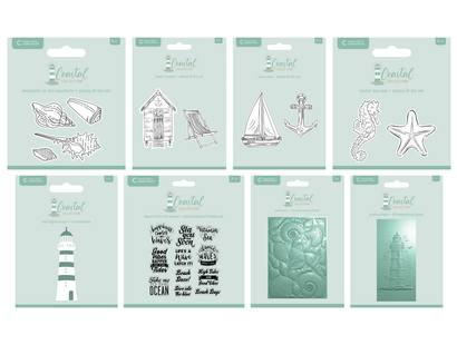 Crafter's Companion Coastal Collection 8pc Selection