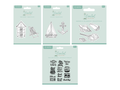 Crafter's Companion Coastal Collection Stamp & Die 4pc Selection