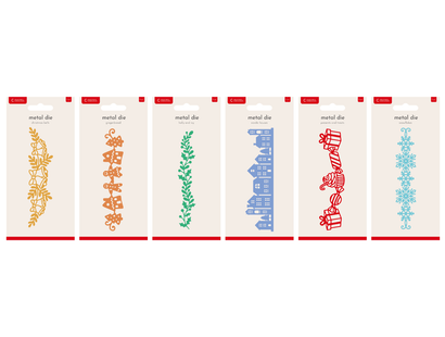 Christmas Border Dies 6pc Collection
