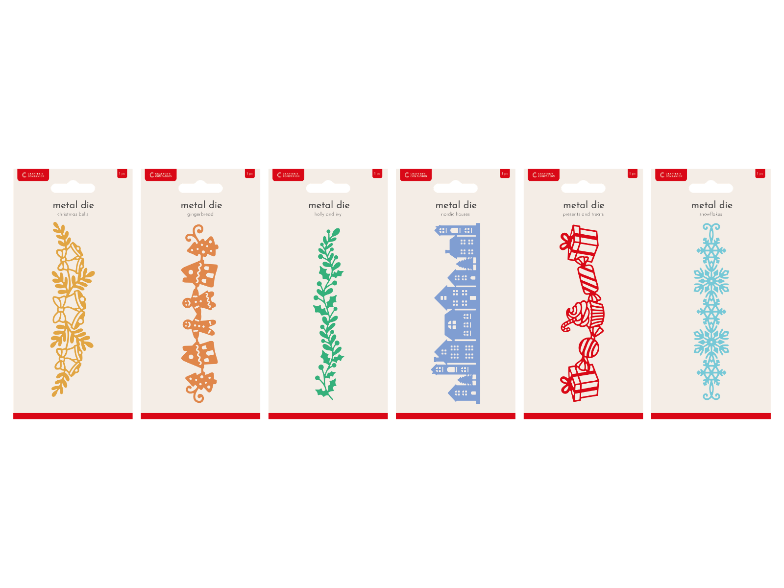 Christmas Border Dies 6pc Collection
