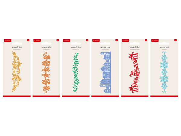 Christmas Border Dies 6pc Collection