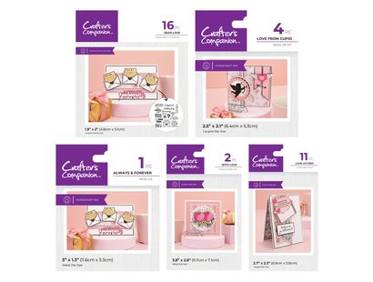 Crafter's Companion Love Is In The Air 5pk Collection