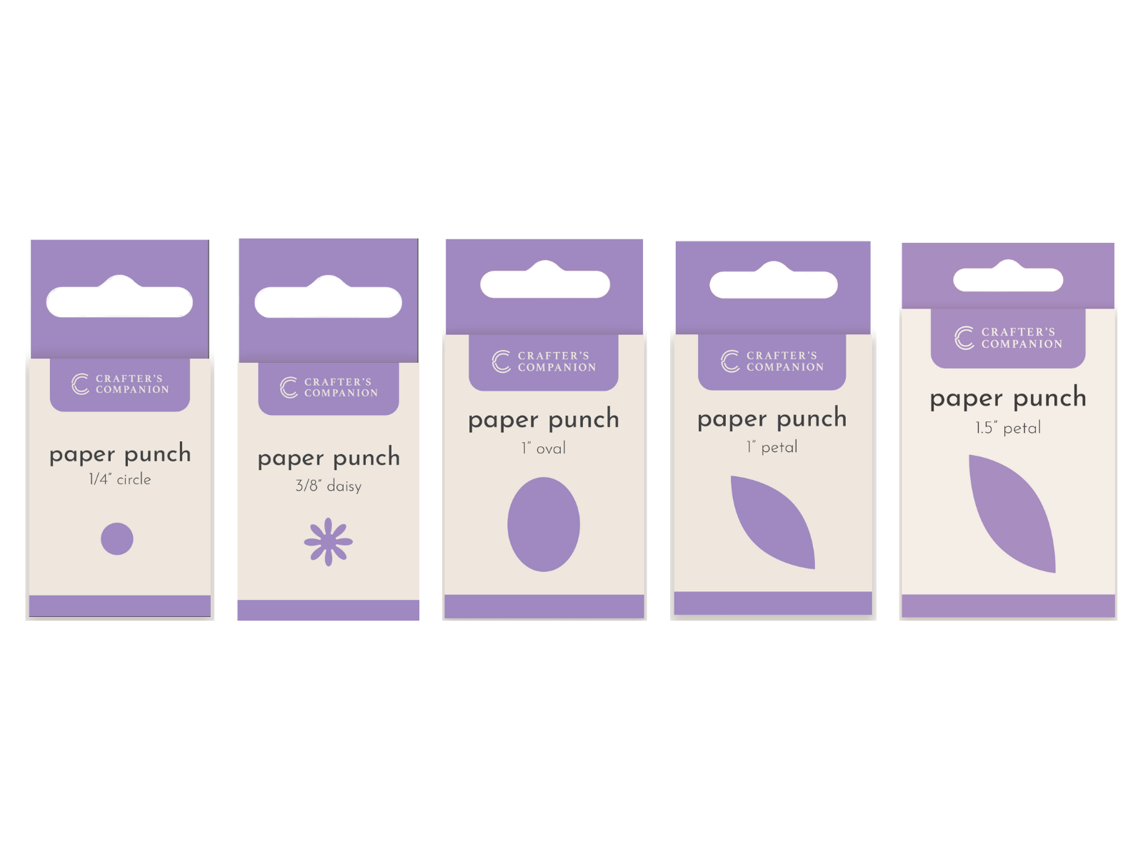 Crafter's Companion Paper Flower Punch 5pc Collection