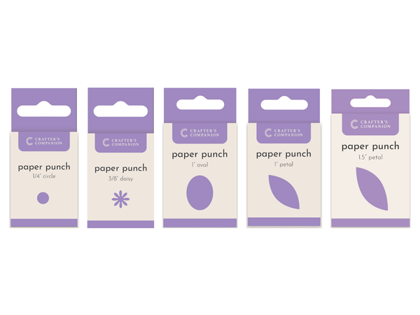 Crafter's Companion Paper Flower Punch 5pc Collection