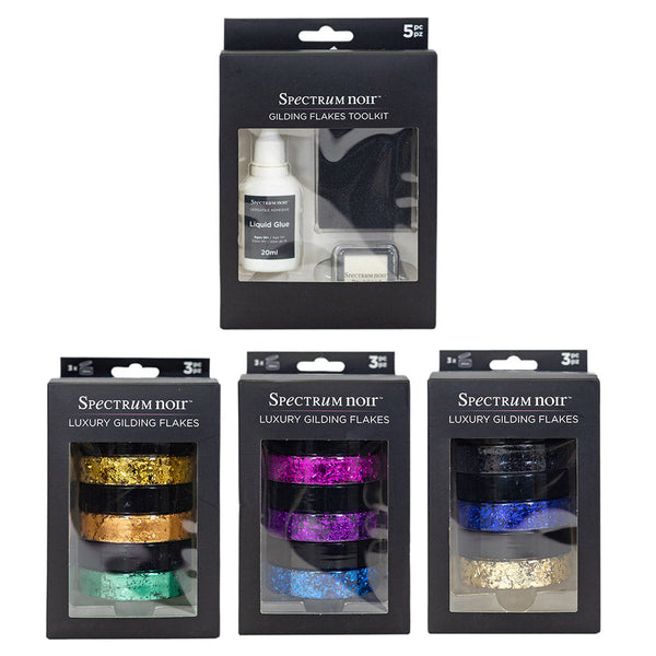 Spectrum Noir Gilding Flakes Selection with Tools