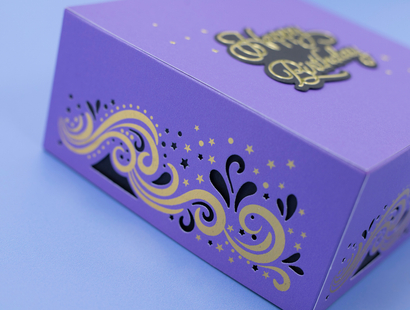 Stars and Swirls Metal Die and Rub Ons Bundle