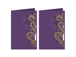 Stars and Swirls Metal Die and Rub Ons Bundle