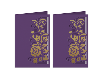 Florals & Swirls Metal Die and Rub Ons Bundle
