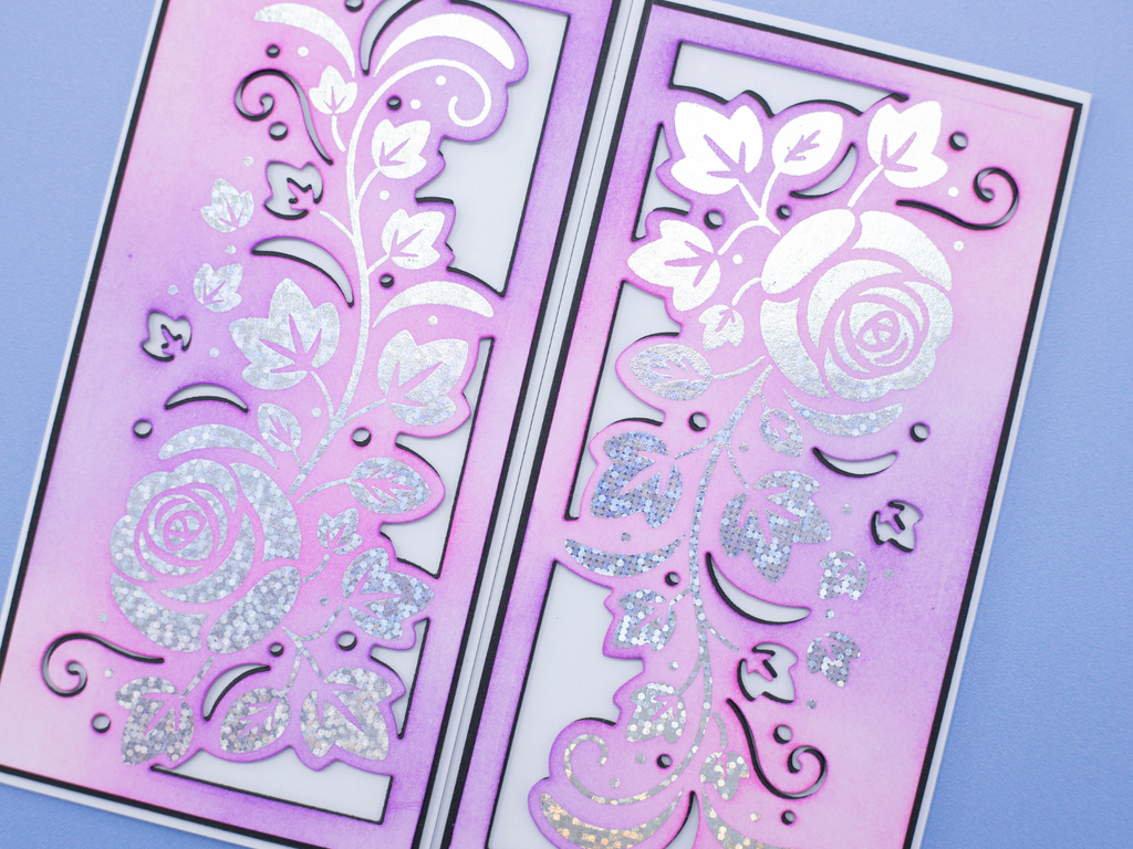 Florals & Swirls Metal Die and Rub Ons Bundle