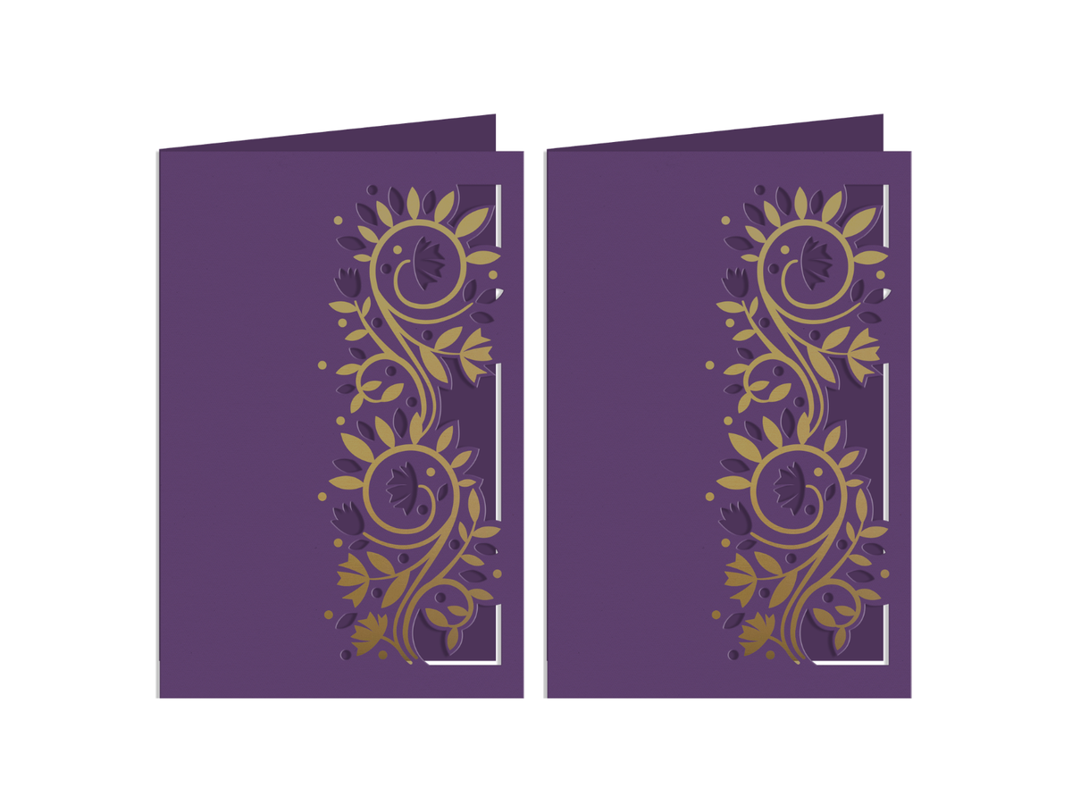 Foliage & Swirls Metal Die and Rub Ons Bundle
