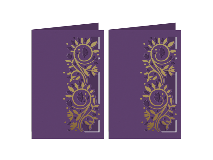 Foliage & Swirls Metal Die and Rub Ons Bundle