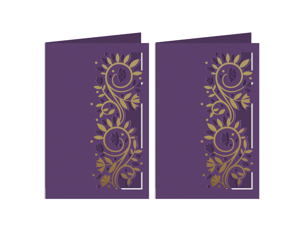 Foliage & Swirls Metal Die and Rub Ons Bundle