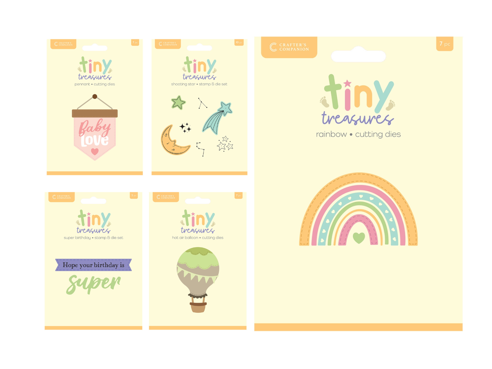Crafter's Companion Tiny Treasures 5pk Selection