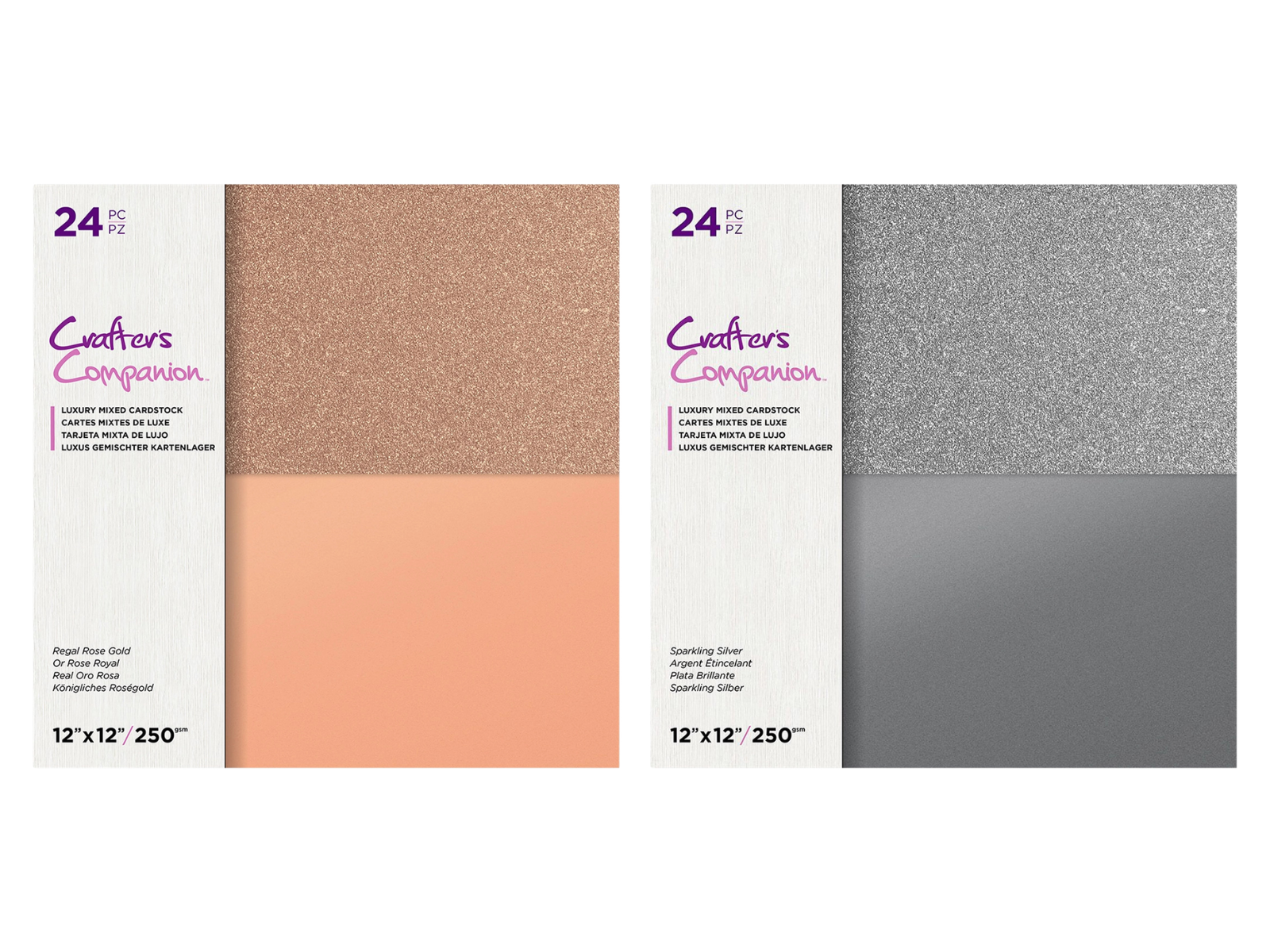 Crafter's Companion 12" Mixed Cardstock Pads Duo