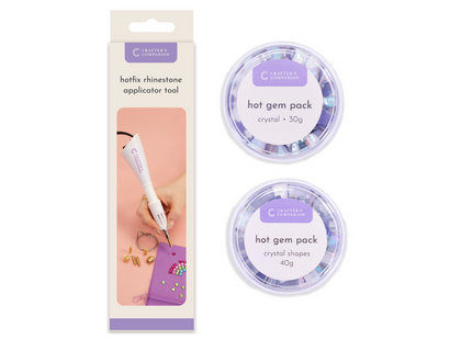 Crafter's Companion Hotfix Rhinestone Applicator with Crystal Gems - US