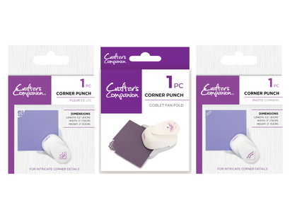Crafter's Companion Decorative Corner Punch Tool Trio