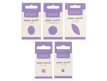 Flower Paper Punch Tool 5pk Collection