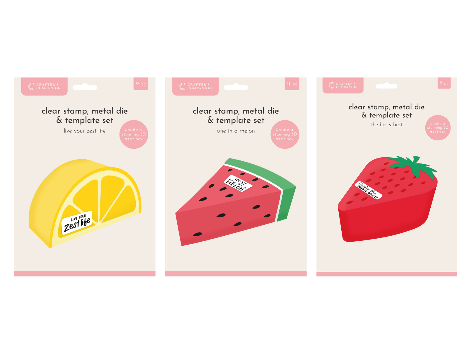 Crafter's Companion Treat Boxes 3pk Collection