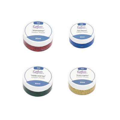 Crafter's Companion Christmas Glitter Paste Selection
