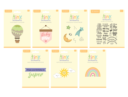 Crafter's Companion Tiny Treasures Die 7pc Selection