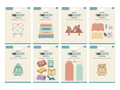 Bookworm 8pc Stamp & Dies Collection