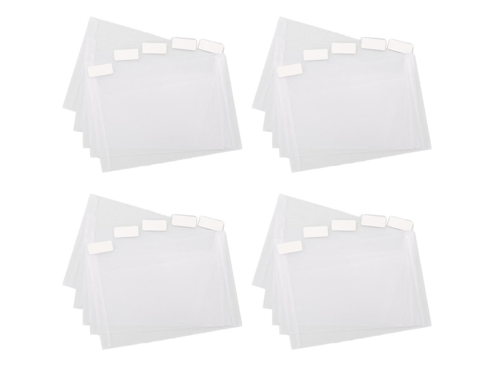4X6 Tabbed Divider Pockets 20pk Collection