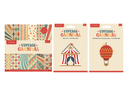 Vintage Carnival 3pc Selection
