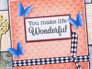 Tales of Wonderland - Hearts 2D Embossing Folder 5" x 7"