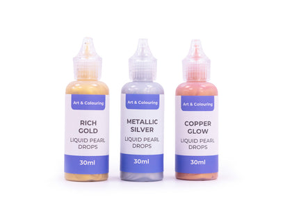 Crafter's Companion Pearl Drops Pearl Glamour 3 Pack