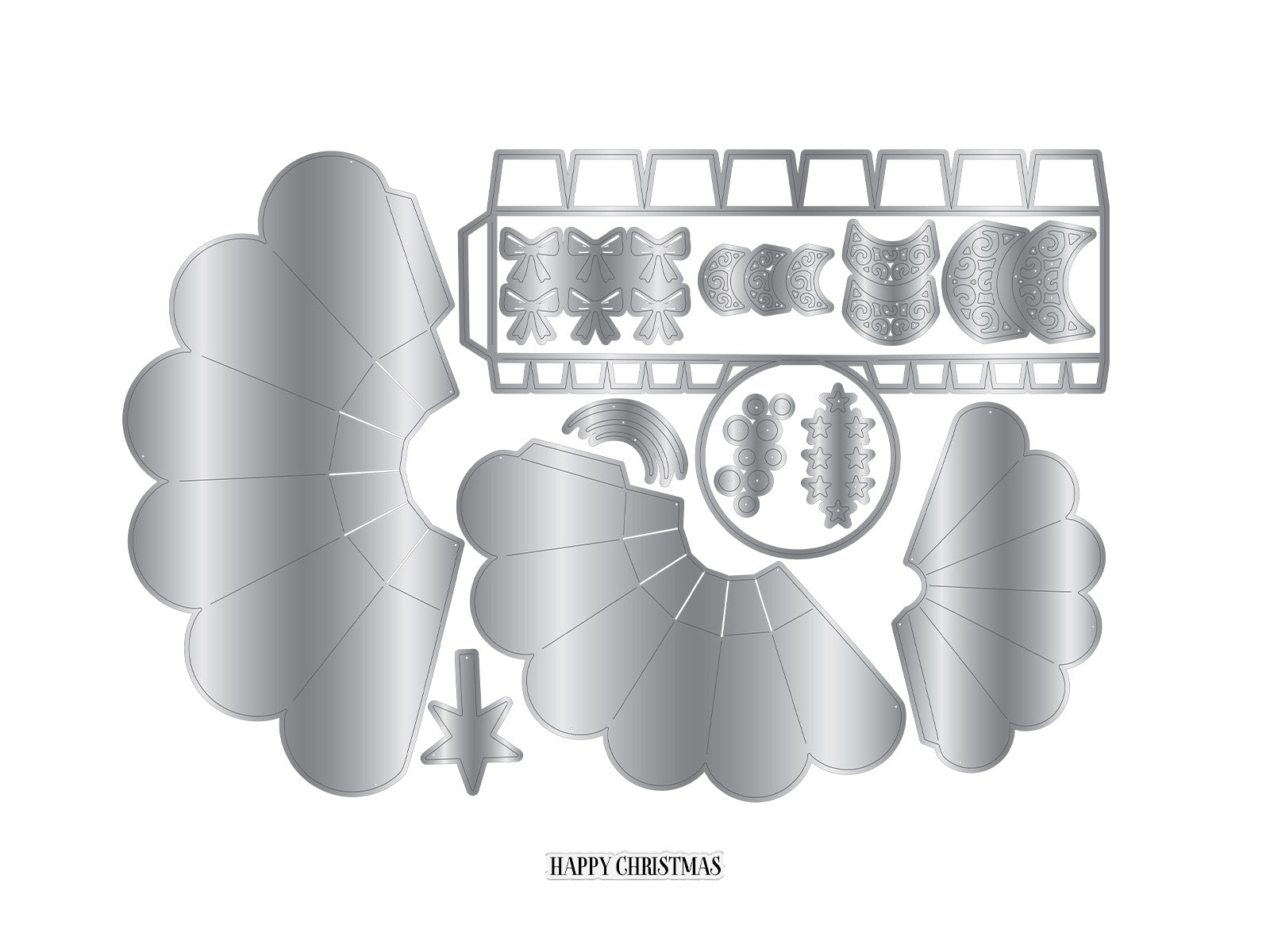 Crafter’s Companion Stamp & Dies - 3D Christmas Tree